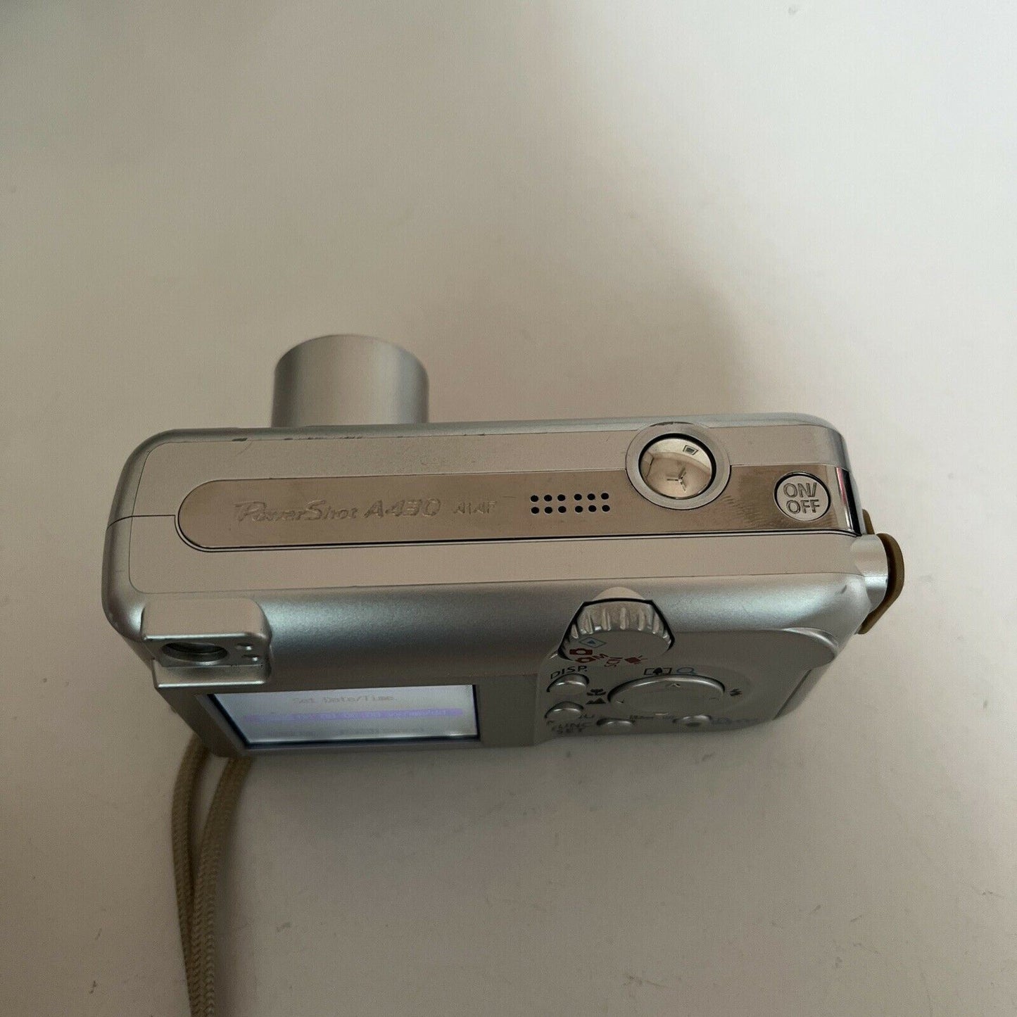 Canon Powershot A430 – 4.0 Mega Pixel – Silver and Blue Digital Camera