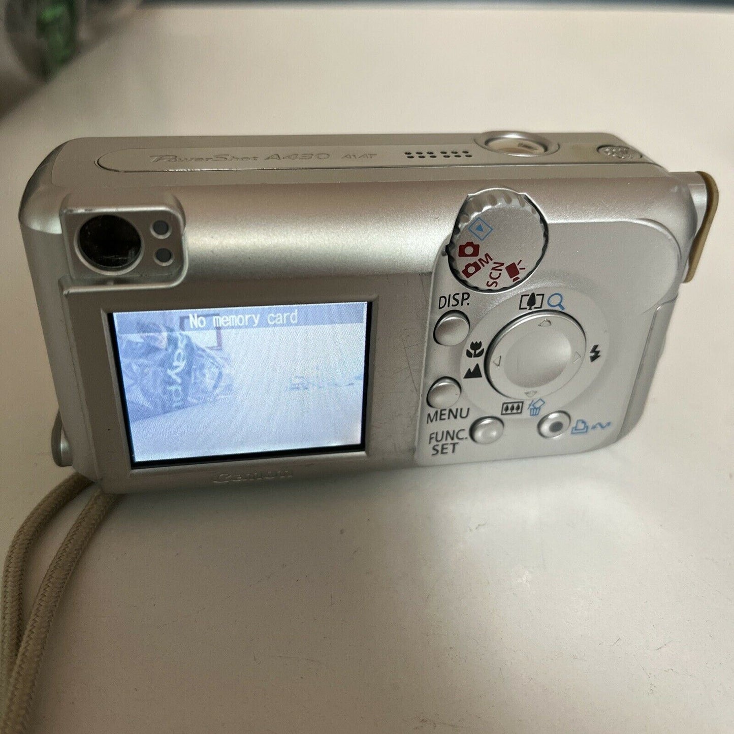 Canon Powershot A430 – 4.0 Mega Pixel – Silver and Blue Digital Camera