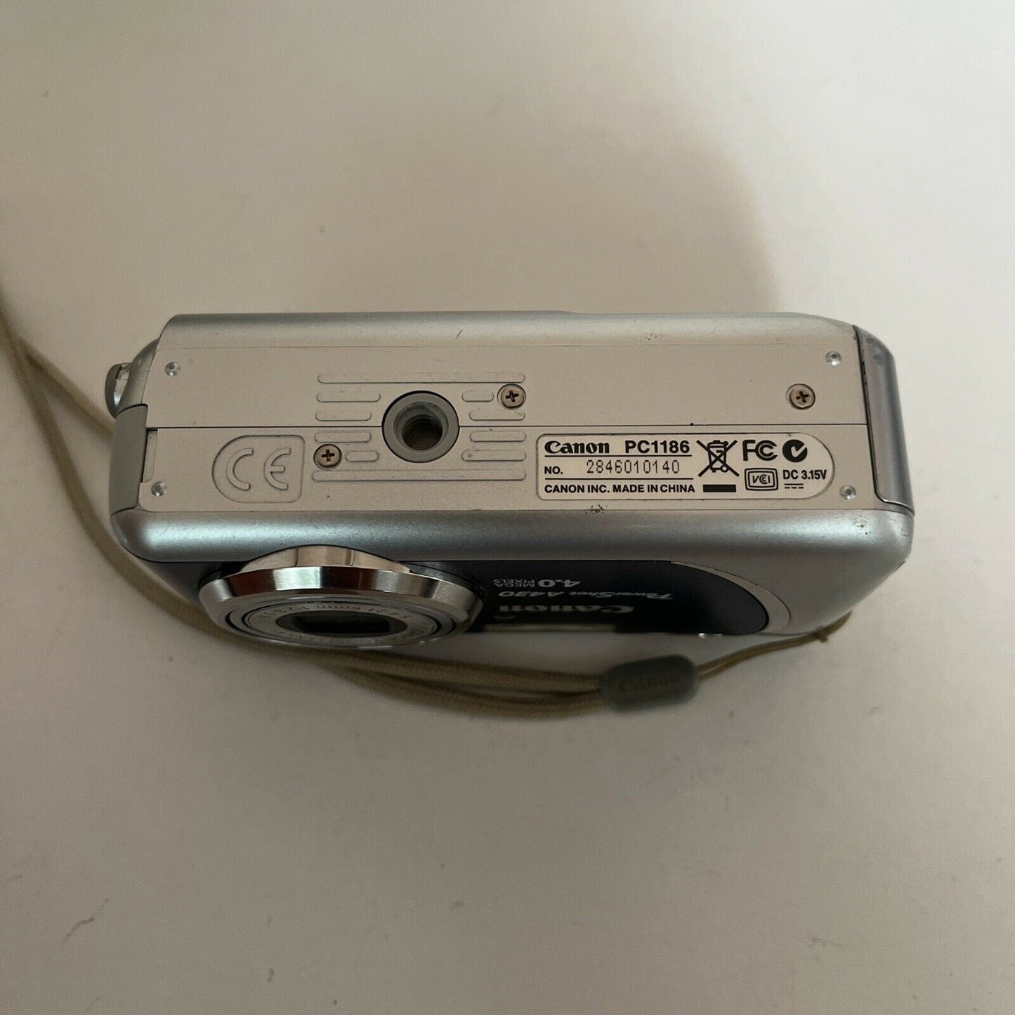 Canon Powershot A430 – 4.0 Mega Pixel – Silver and Blue Digital Camera