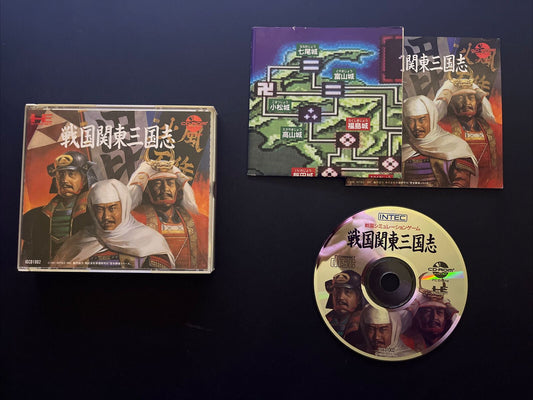 Sengoku Kantou Sangokushi (3 Kingdoms) - PC Engine NTSC-J Japan Strategy Game