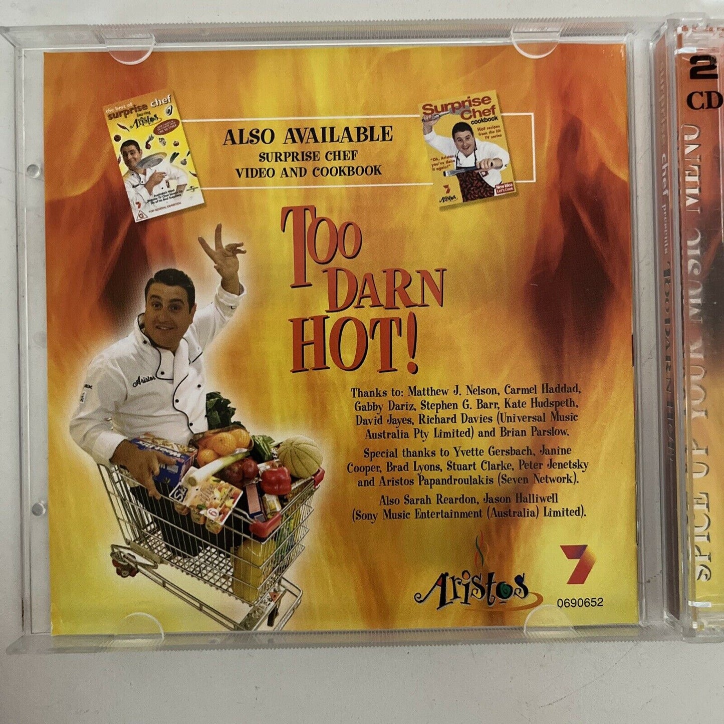 Too Darn Hot - Music From And Inspired By Surprise Chef CD, 2-Disc, Album, 2002