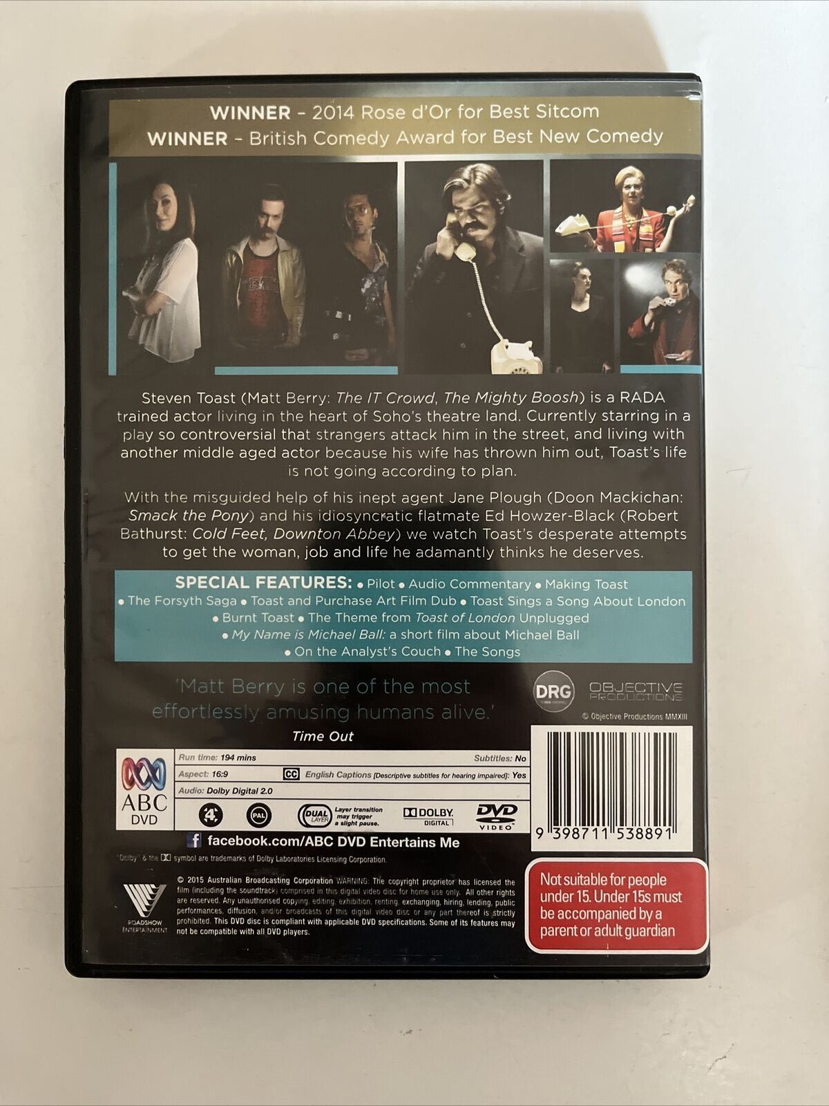 Toast Of London : Series 1 & 2 (DVD, 2015) Comedy Series. Region 4