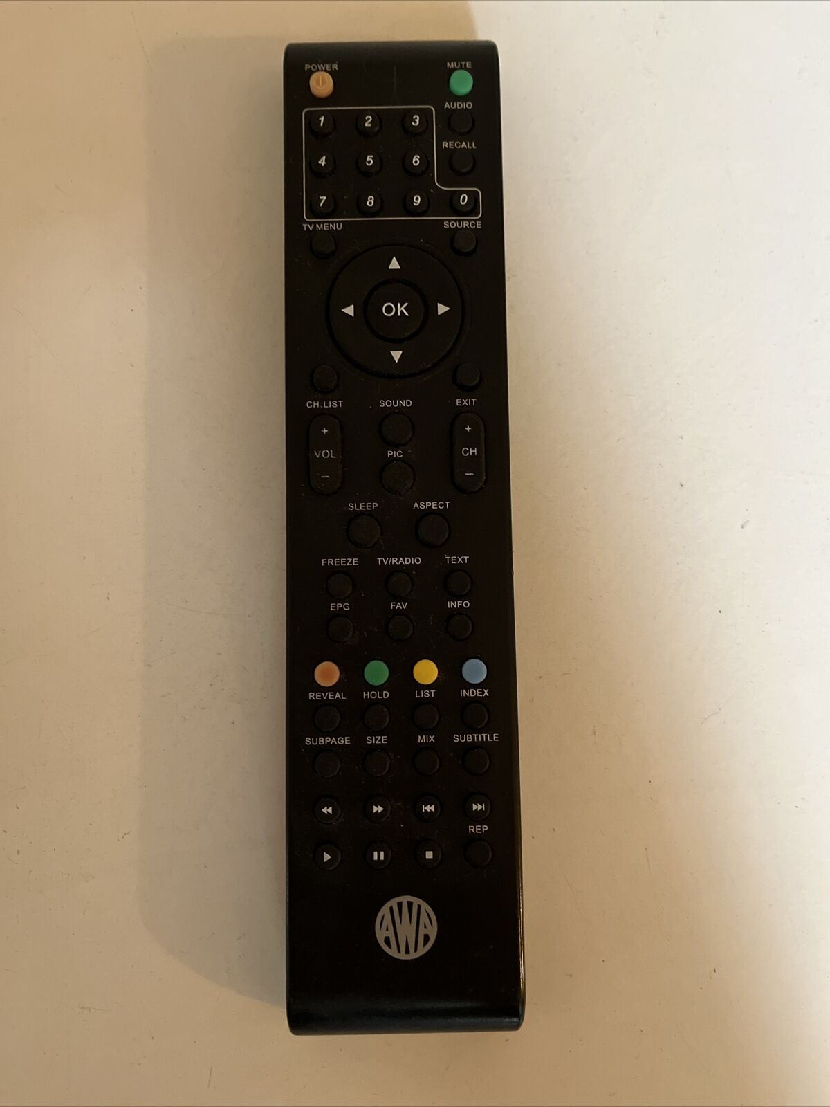 Genuine AWA Remote Control 519857 MHDV3211-03 MHDV321103 No Battery Lid