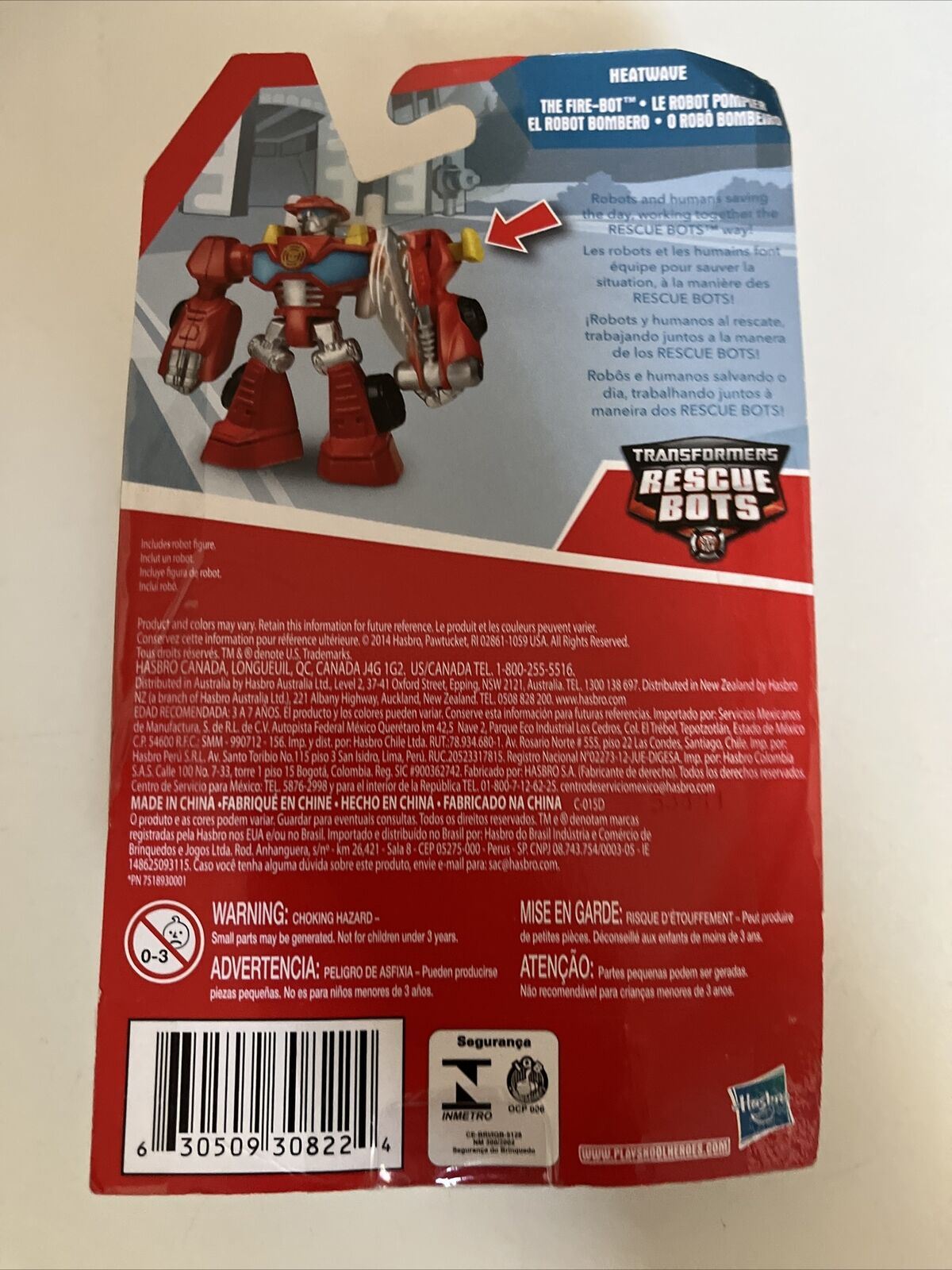 Transformers Rescue Bots Heatwave the Fire-Bot Playskool Hero