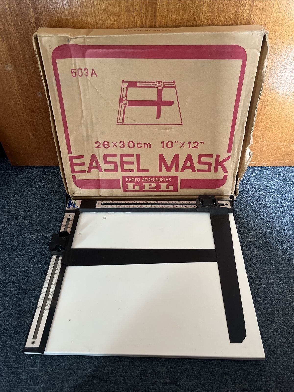 LPL Easel Mask 503A 26x30cm 10'x12' Made In Japan Retro Unit