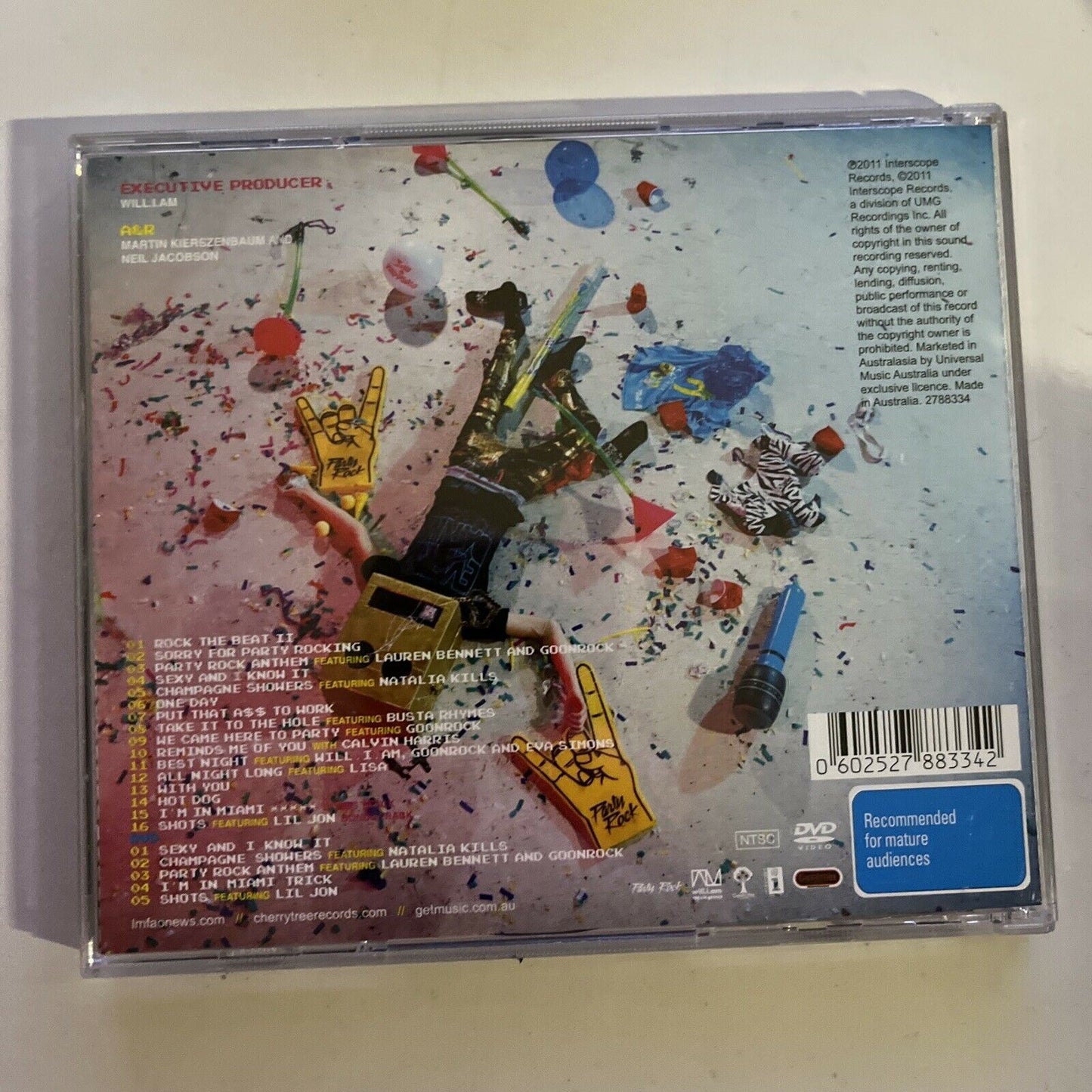 LMFAO – Sorry For Party Rocking CD & DVD 2011 Limited Tour Edition