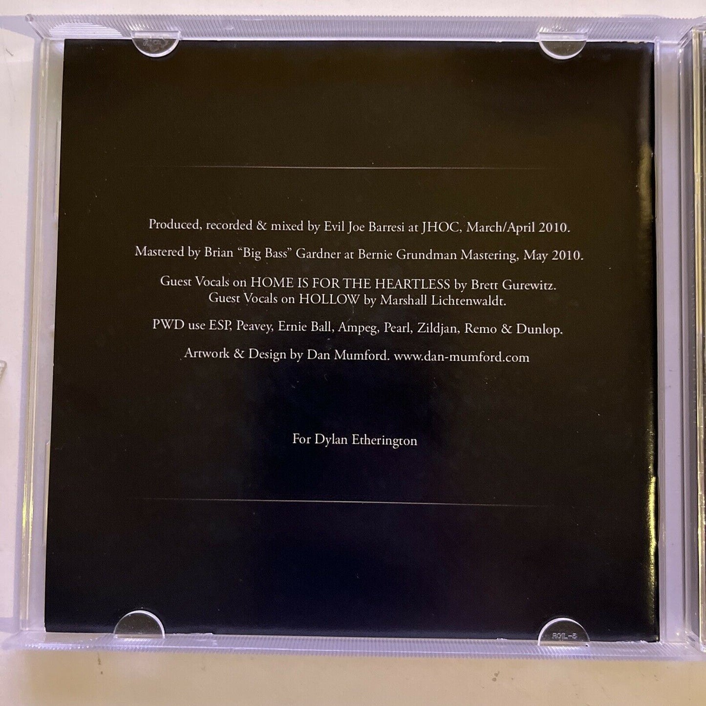 Parkway Drive - Deep Blue CD 2010 Album