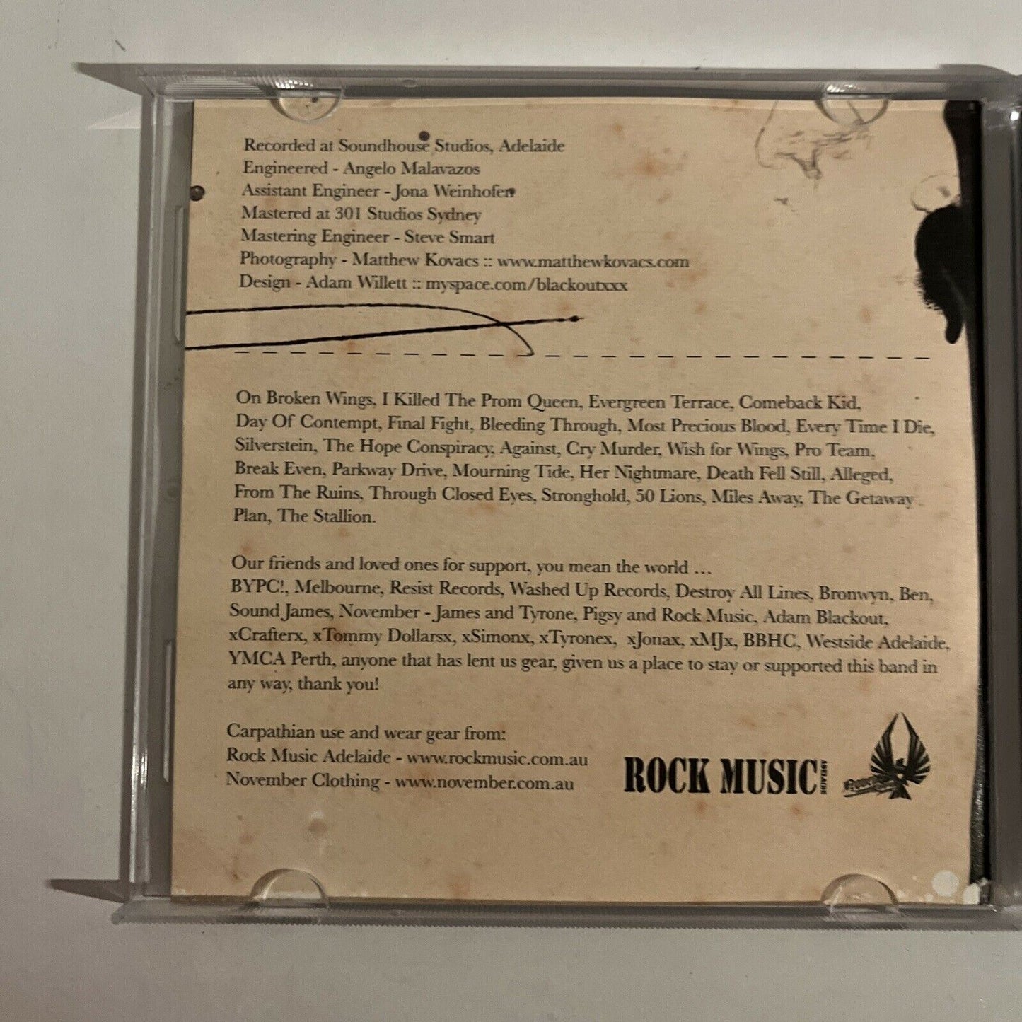 Carpathian - Nothing To Lose CD 2006 Album