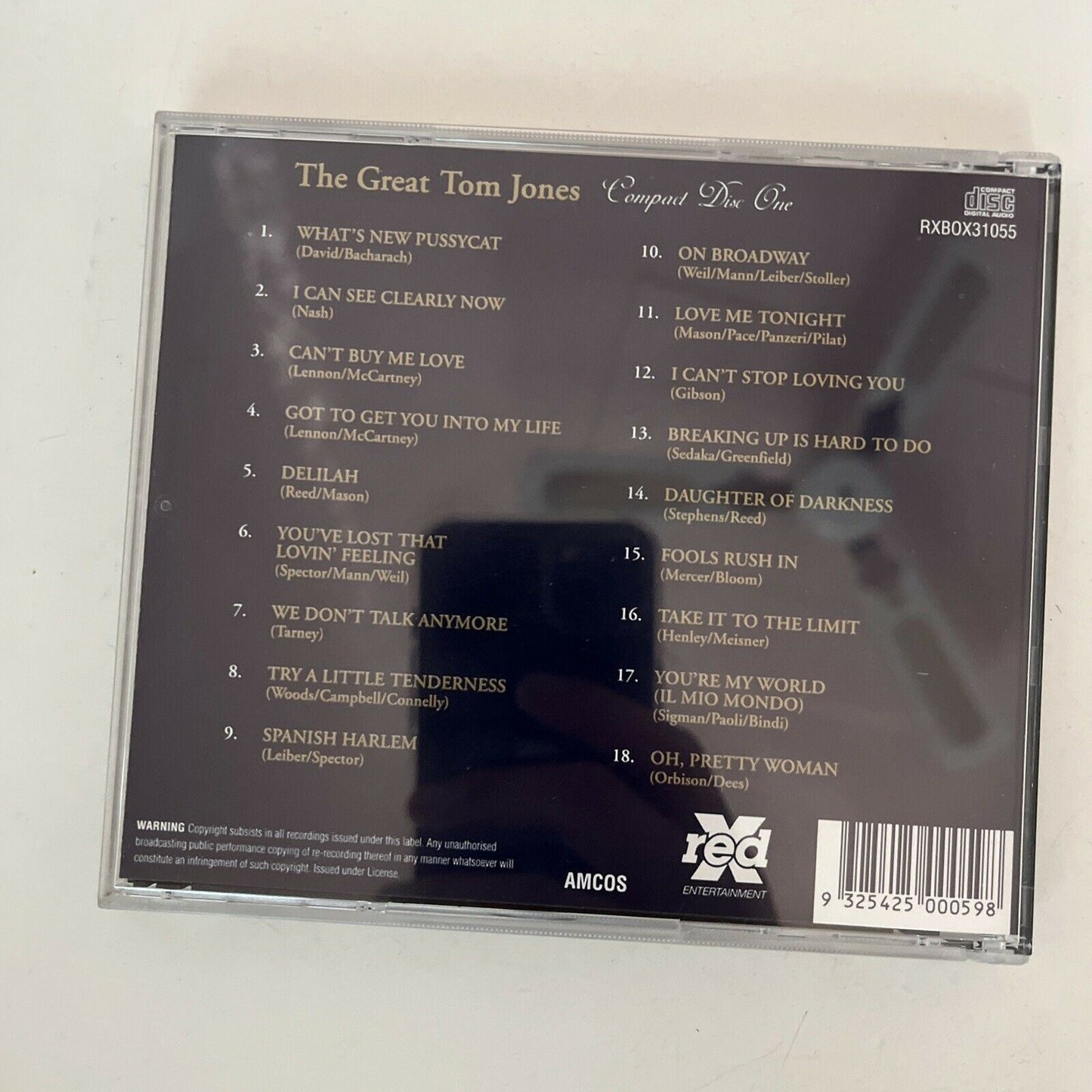 Tom Jones – The Great Tom Jones Box Set (CD, 3-Disc Set, 1999)