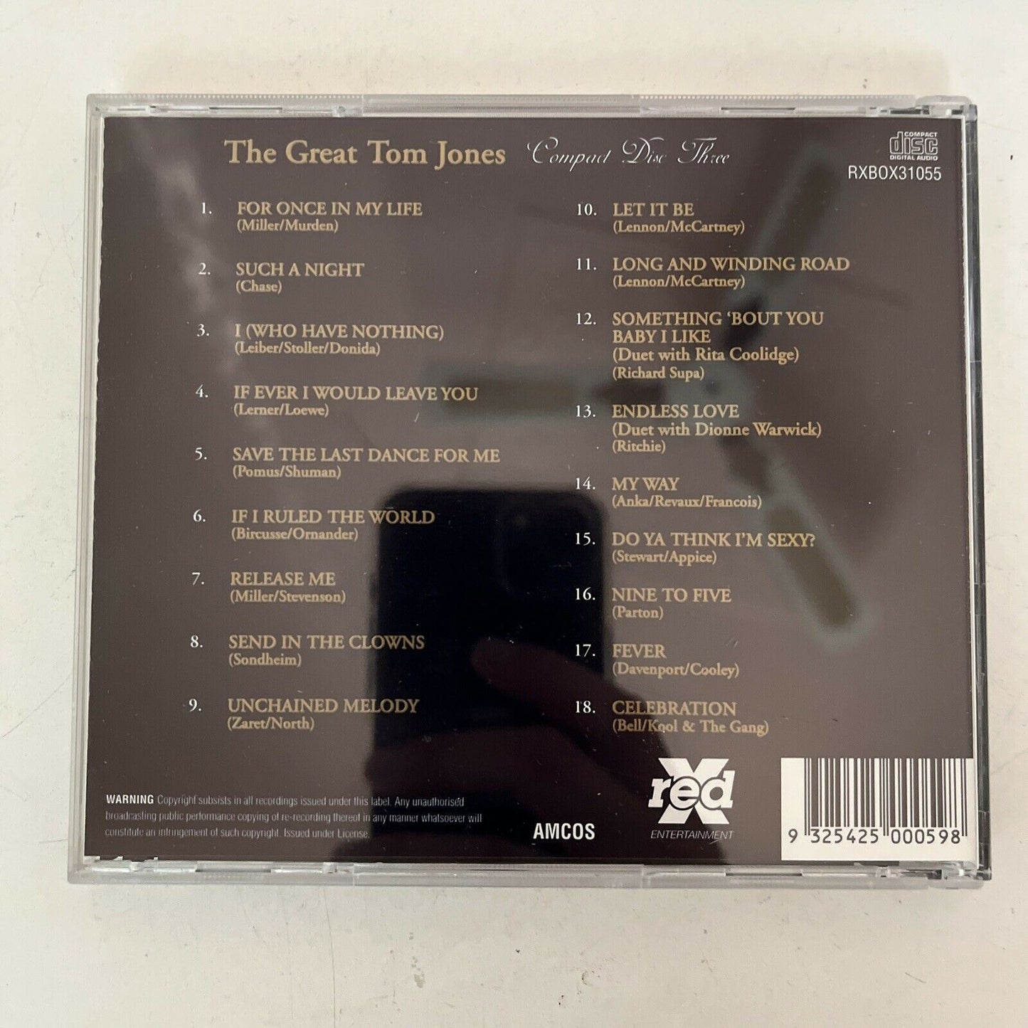 Tom Jones – The Great Tom Jones Box Set (CD, 3-Disc Set, 1999)