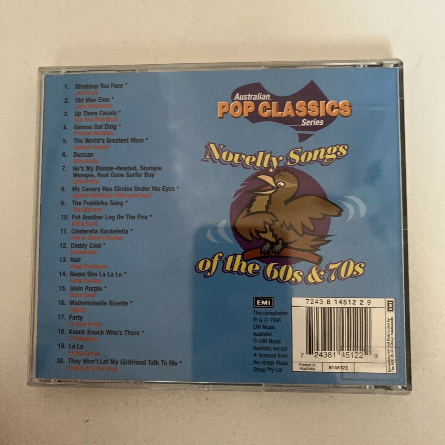 Australian Pop Classics: Novelty Songs of the 60s & 70s by Various Artists CD