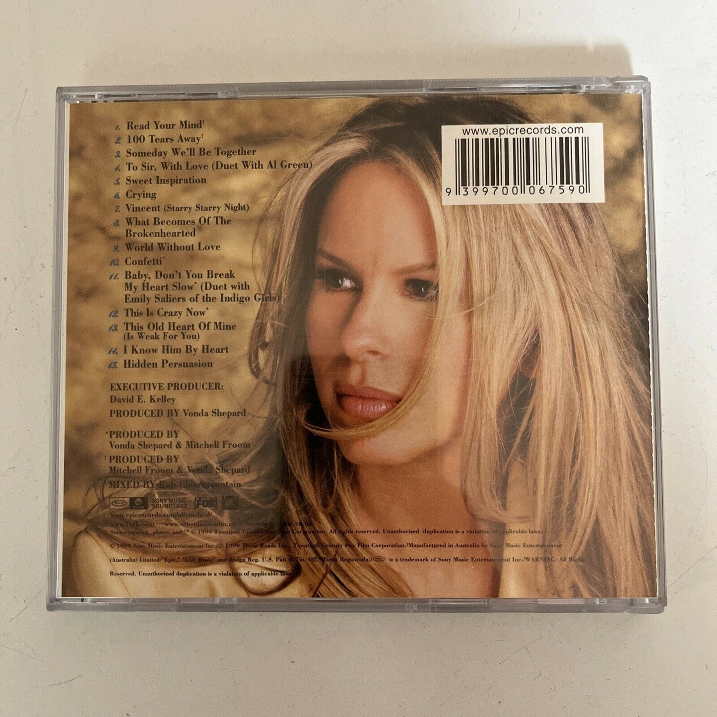 Vonda Shepard – Heart And Soul (New Songs From Ally McBeal) CD 1999 Album