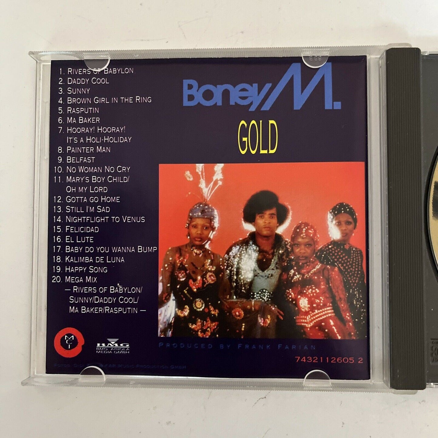 Boney M. – Gold - 20 Super Hits CD 1992 BMG Australia