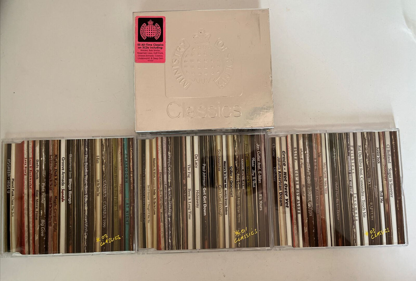 Ministry Of Sound - Classics CD 3-Disc Set Album 2006 MOSA060B