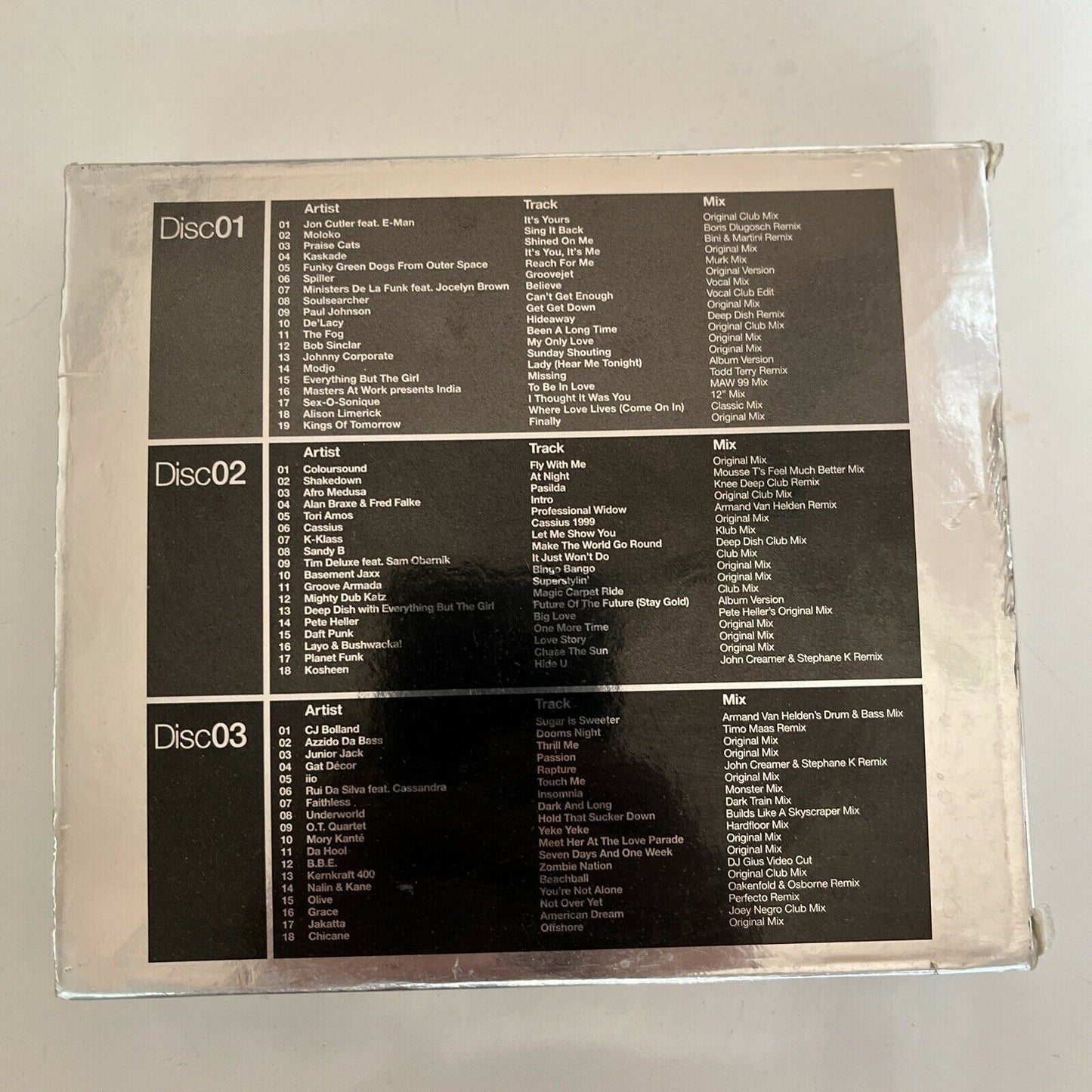 Ministry Of Sound - Classics CD 3-Disc Set Album 2006 MOSA060B