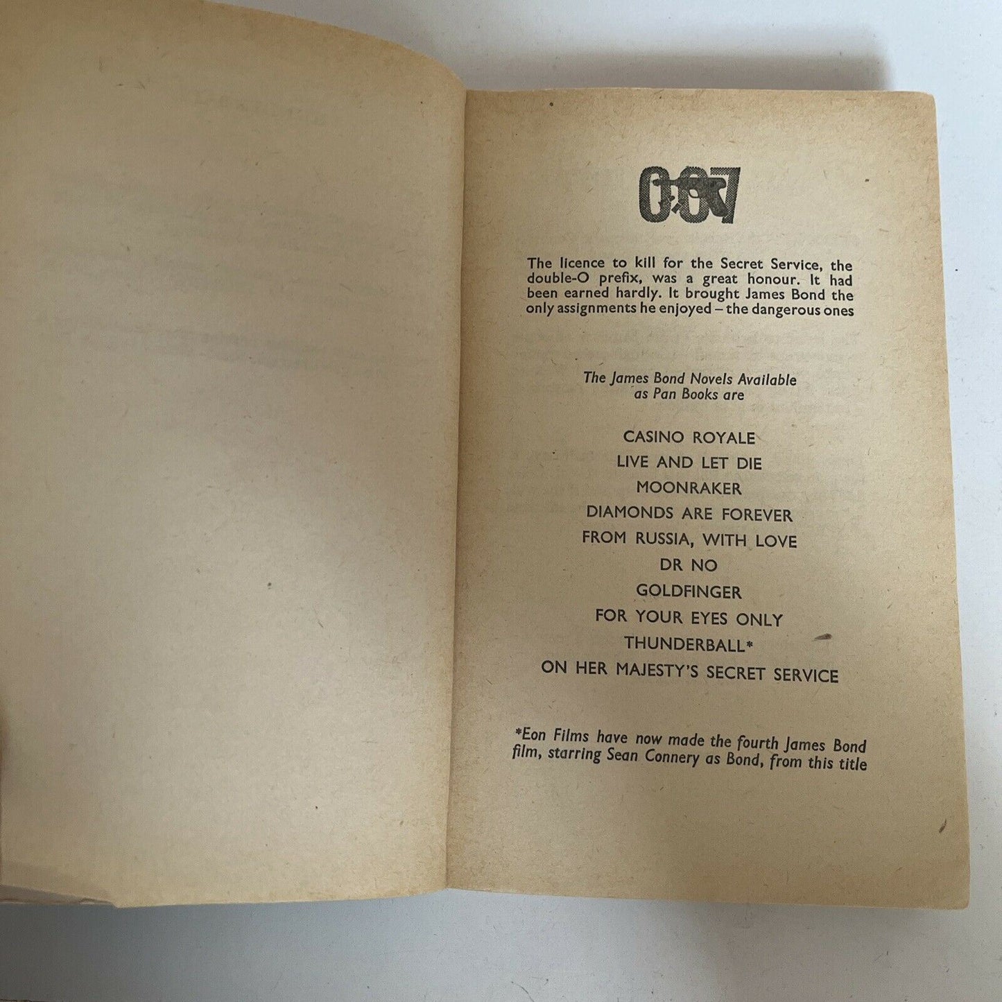 Ian Fleming's Thunderball & Dr No James Bond 007 1965 Novel Book