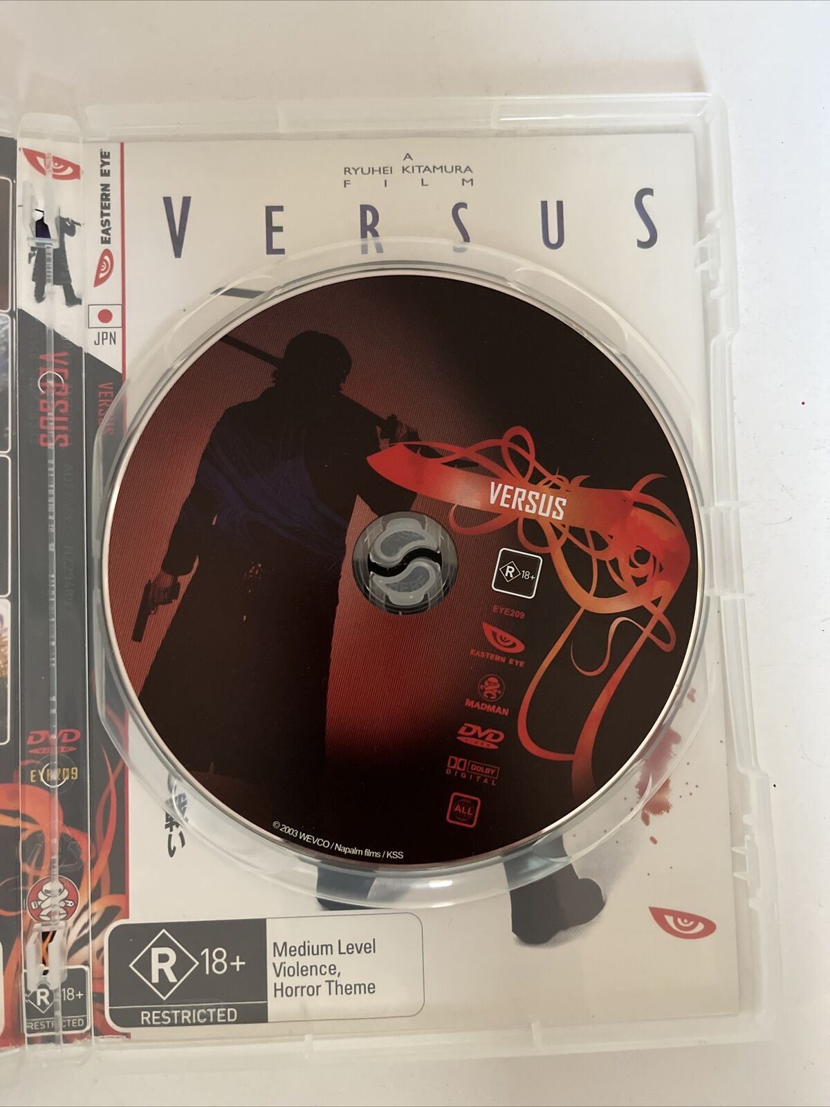 Versus (DVD, 2000) Ryûhei Kitamura Japanese Samurai Film. All Regions
