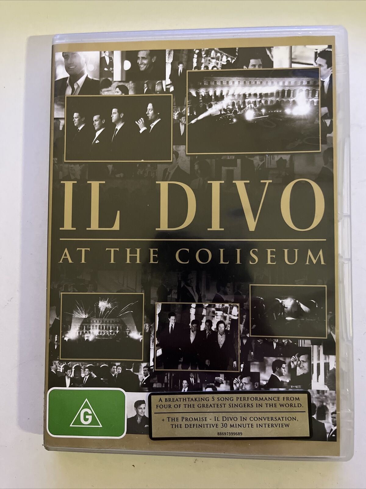 Il Divo At The Coliseum (DVD, 2009) Region Free