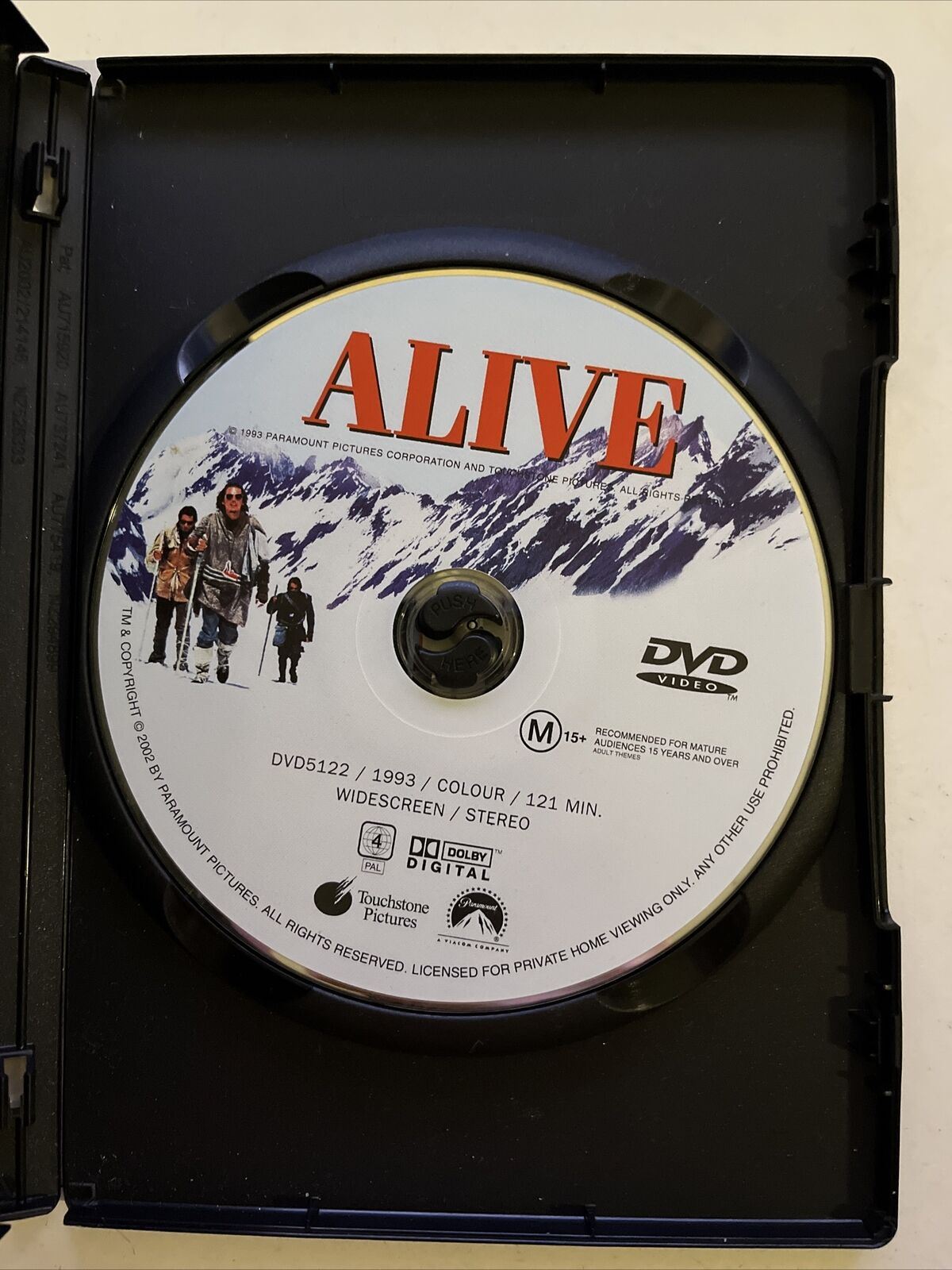 Alive (DVD, 1993) Ethan Hawke, Vincent Spano, Josh Hamilton. True Story.Region 4