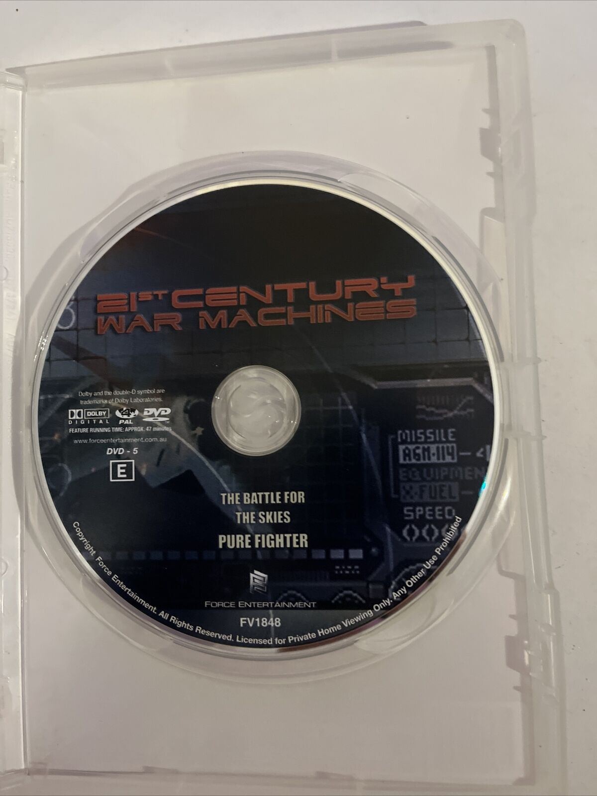 21st Century War Machine: The Battle For The Skies - Pure Fighter (DVD) Region 4