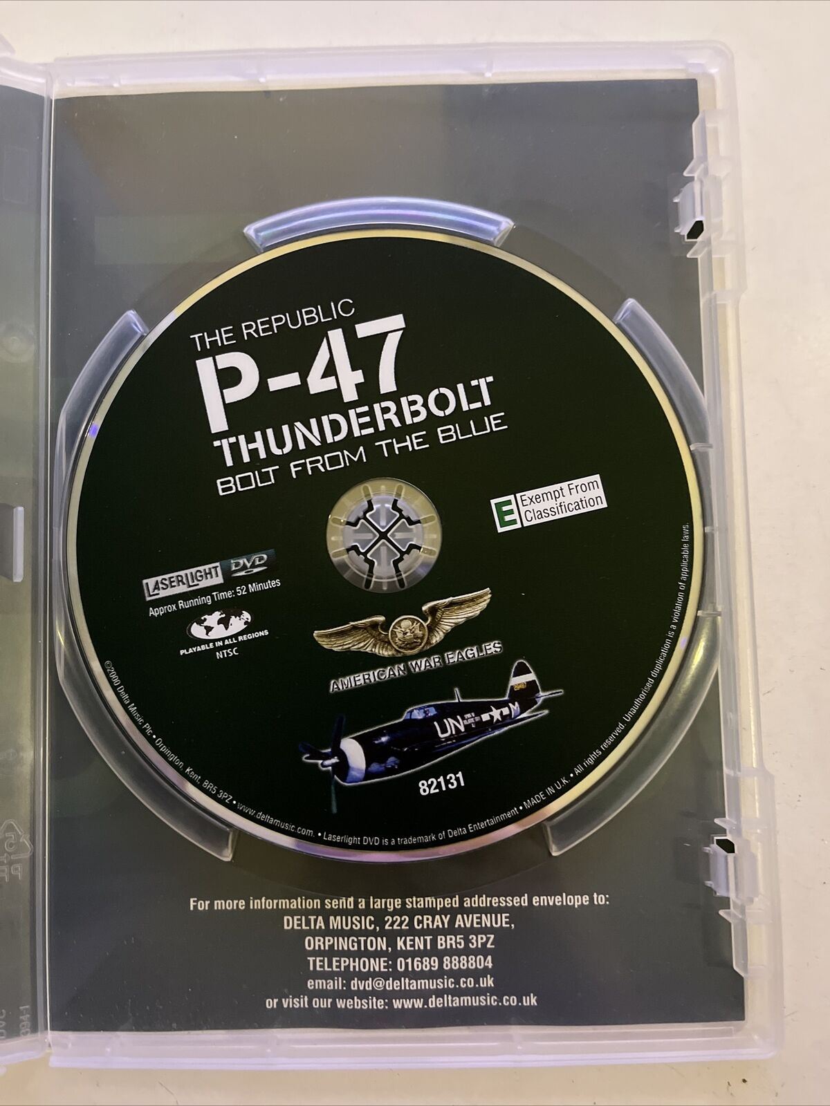 American War Eagles: Republic P-47 Thunderbolt (DVD, 2001)