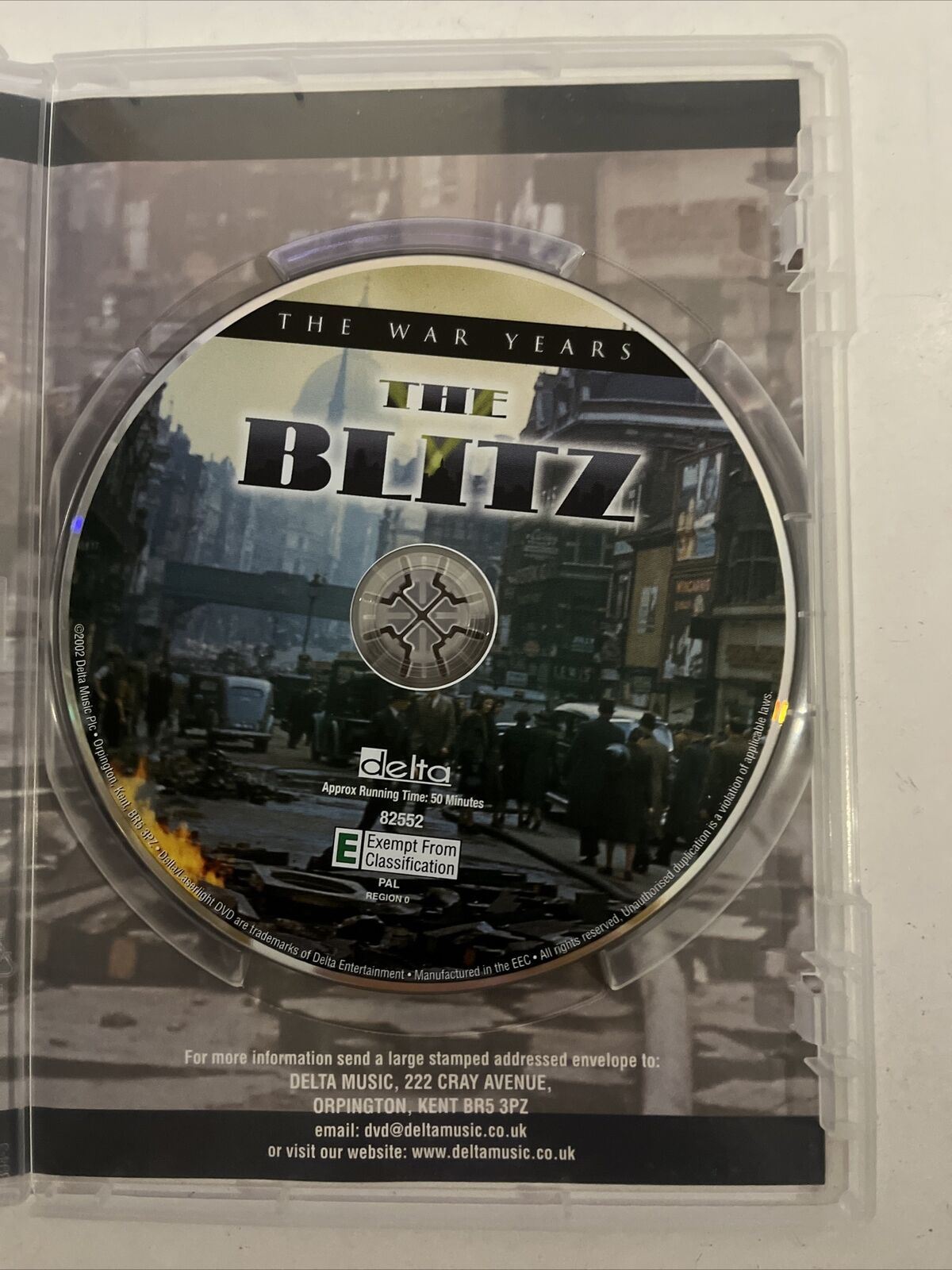 The War Years - The Blitz (DVD) Narrated By Michael Aspel. All Regions