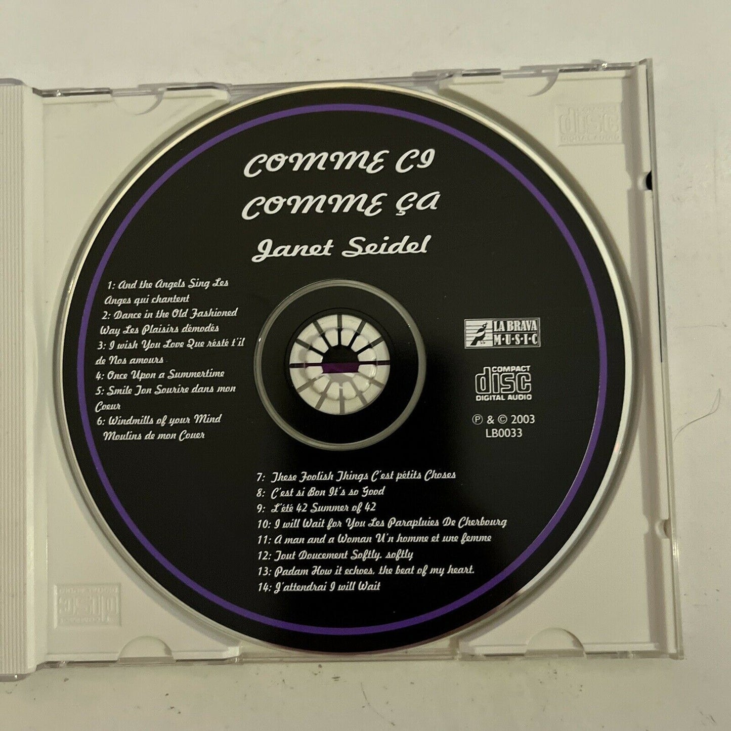 Janet Seidel – Comme Cí Comme Ça (CD) *Signed Copy!!*