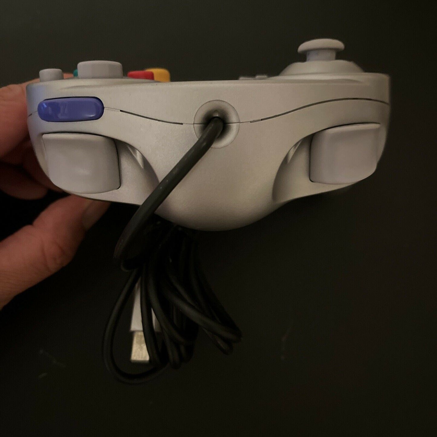Genuine Official Nintendo GameCube Controller Silver DOL-003. Tested & Working