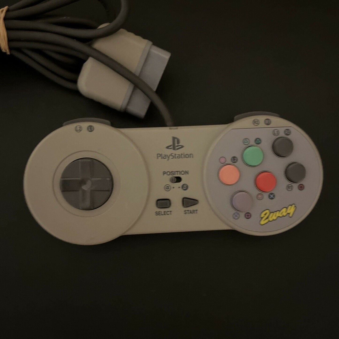 Hori Fighting Commander PS1 PS2 PlayStation Controller 2way SLPH 00009 HPS-08