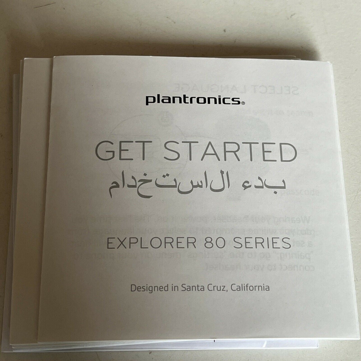 Plantronics Explorer 80 Bluetooth Headset 8 Grams 11 Hours Talk