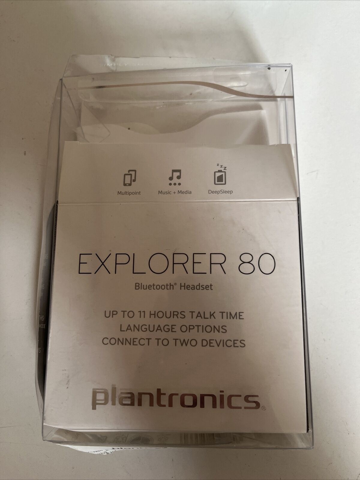 Plantronics Explorer 80 Bluetooth Headset 8 Grams 11 Hours Talk
