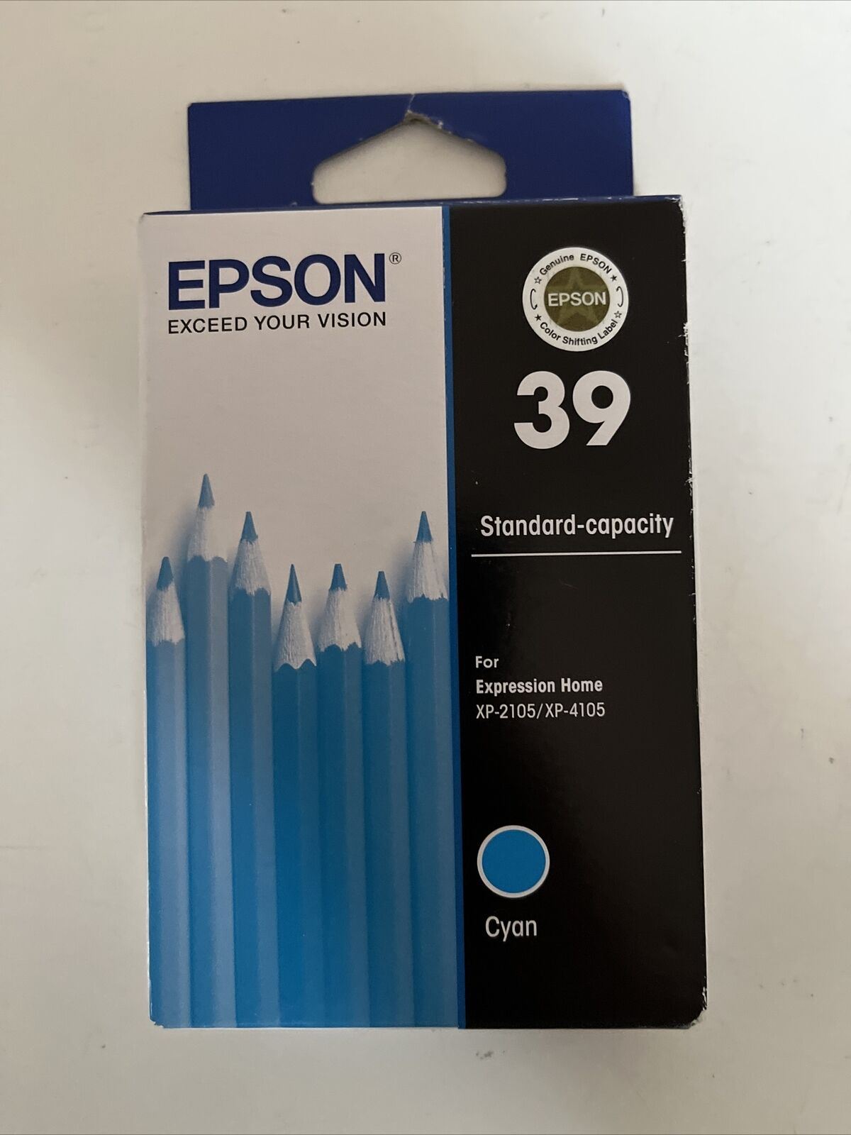 3x Genuine Epson 39 Cyan, Magenta, Yellow Ink Cartridge for XP-4105/XP-2105