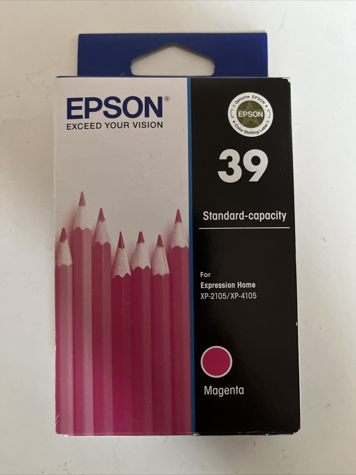 3x Genuine Epson 39 Cyan, Magenta, Yellow Ink Cartridge for XP-4105/XP-2105