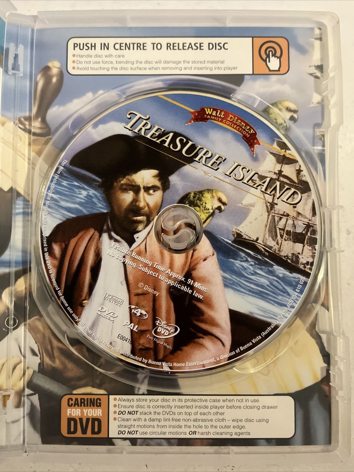 Treasure Island (DVD, 1950) Bobby Driscoll, Robert Newton. Region 4