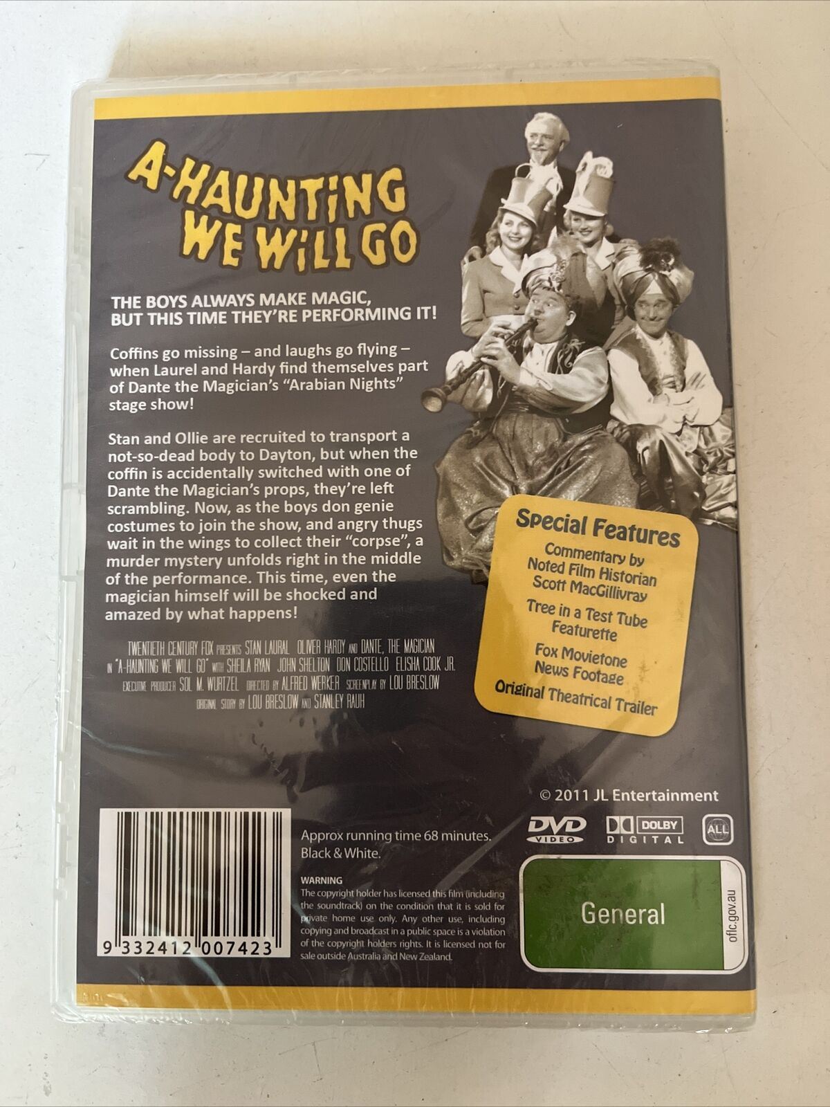 *New Sealed* A-Haunting We Will Go (DVD) Stan Laurel, Oliver Hardy. All Regions