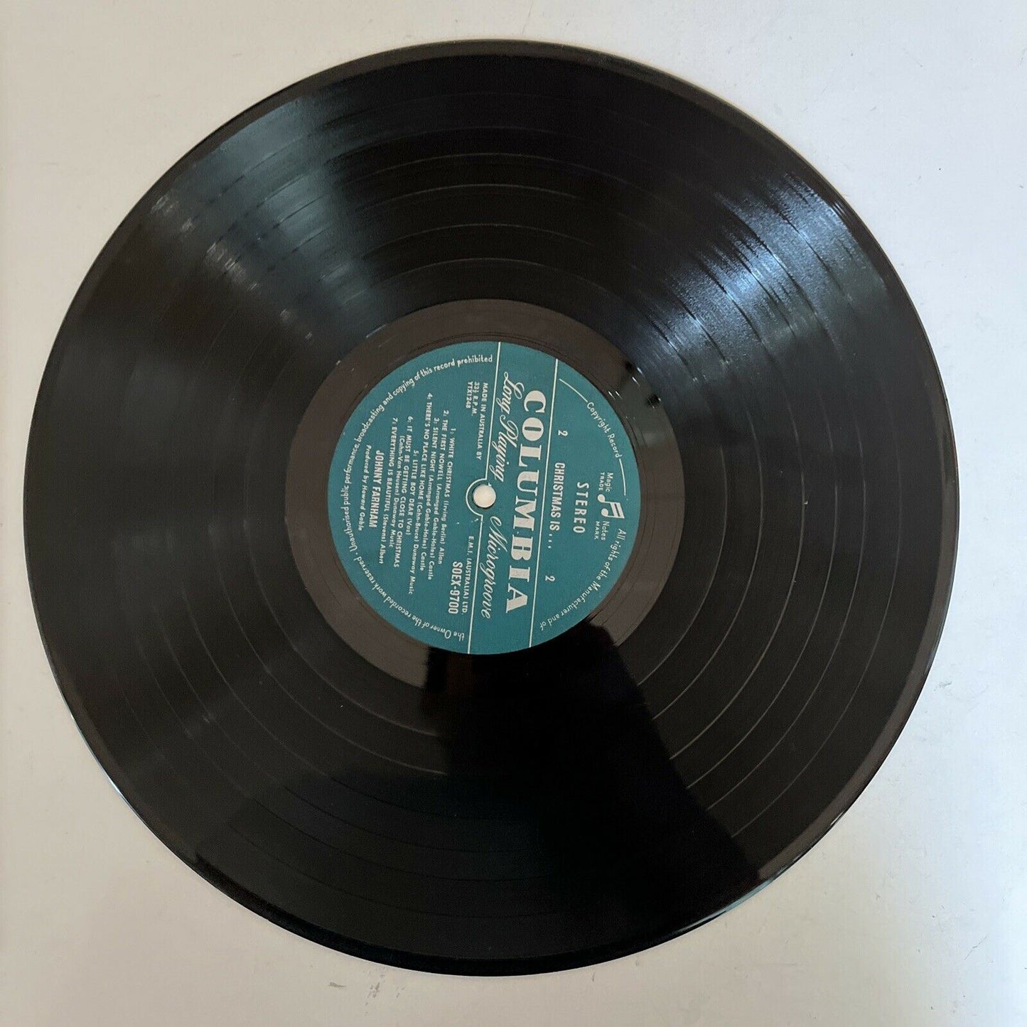 Johnny Farnham – Christmas Is... Johnny Farnham 1970 Vinyl Record LP