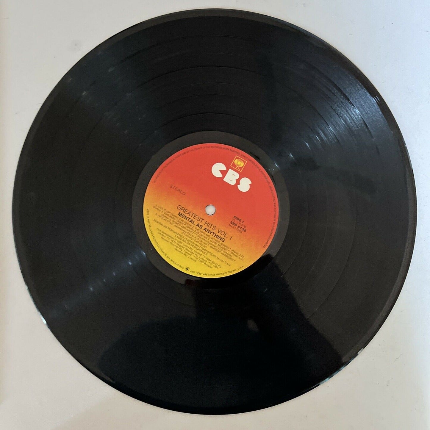 Mental As Anything – Greatest Hits Vol. 1 1986 Vinyl Record