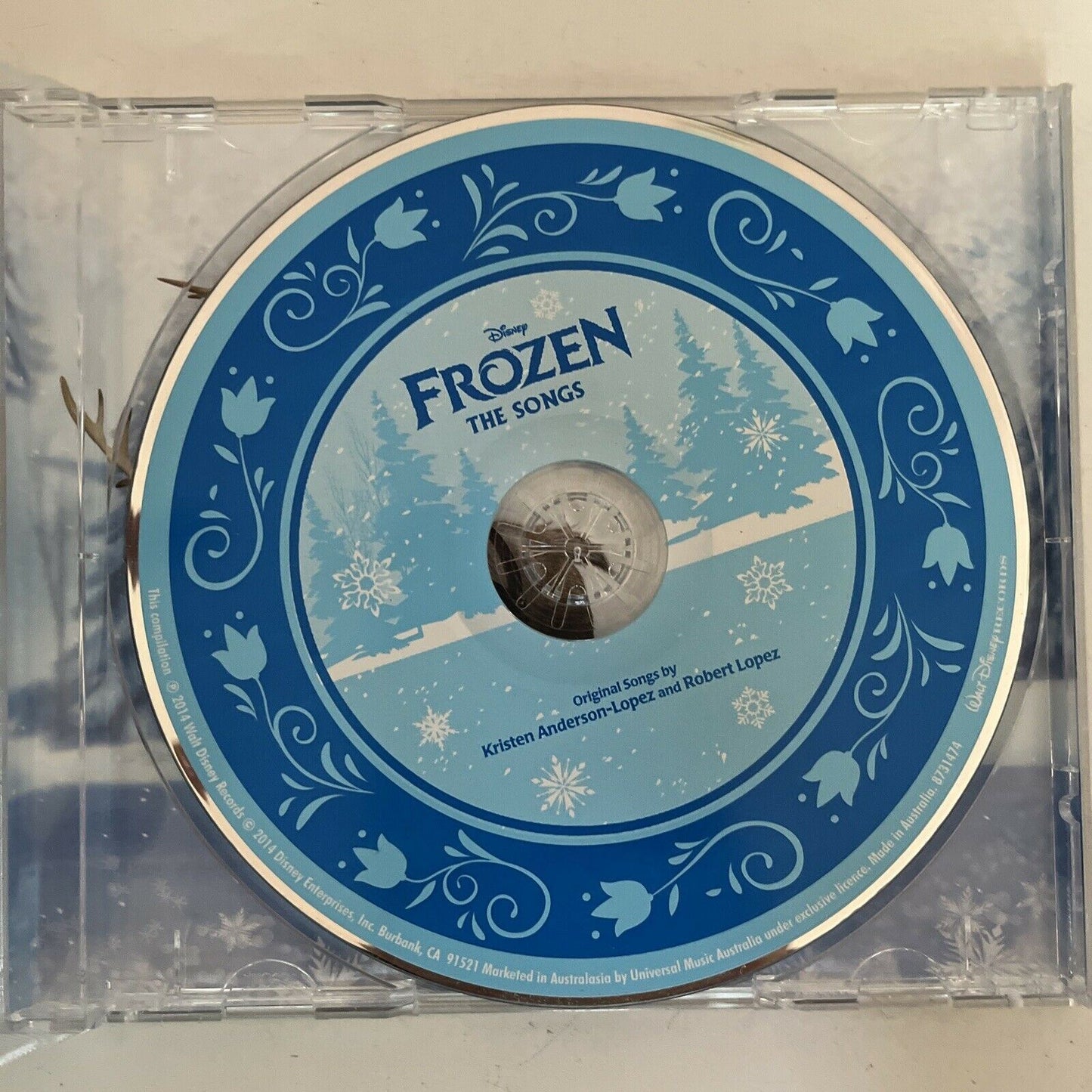 Disney Frozen The Songs by Original Film Soundtrack (CD, 2014) Album