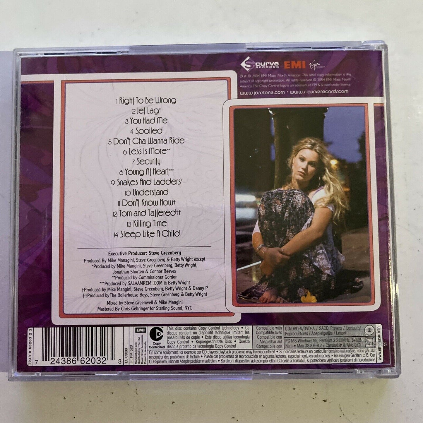 Joss Stone – Mind Body & Soul (CD, 2004) Album