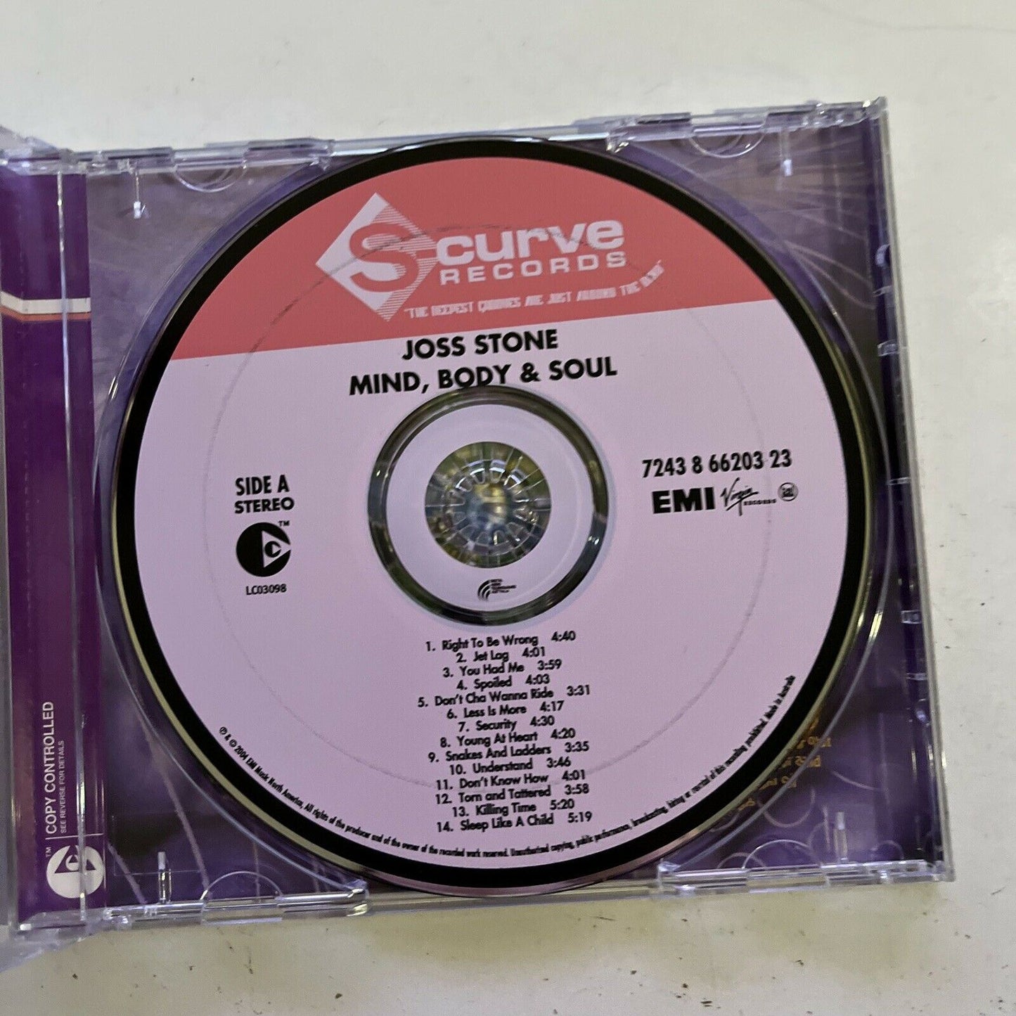 Joss Stone – Mind Body & Soul (CD, 2004) Album