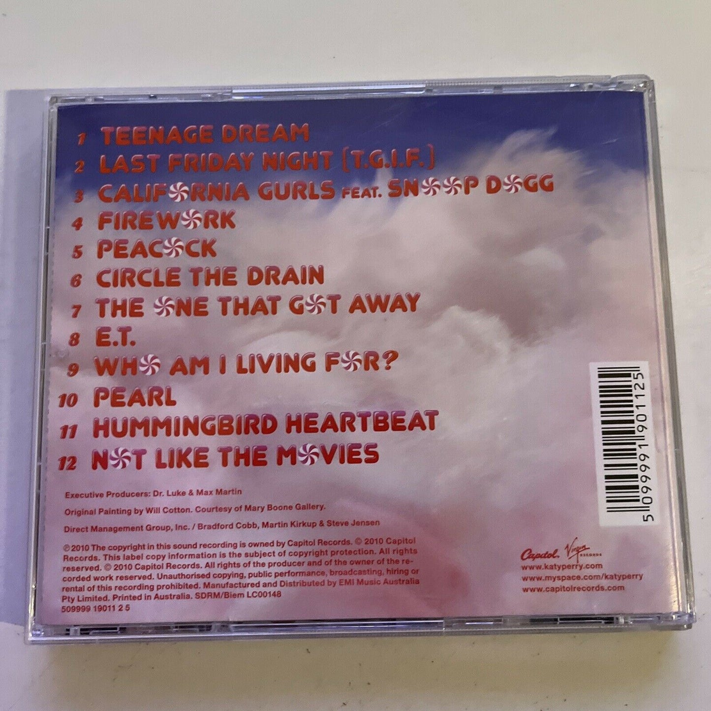 Katy Perry – Teenage Dream (CD, 2010, Album)