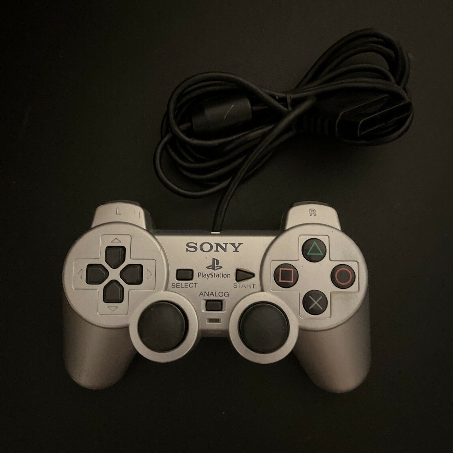 Genuine Official Sony PlayStation Dualshock 2 PS2 Controller Silver