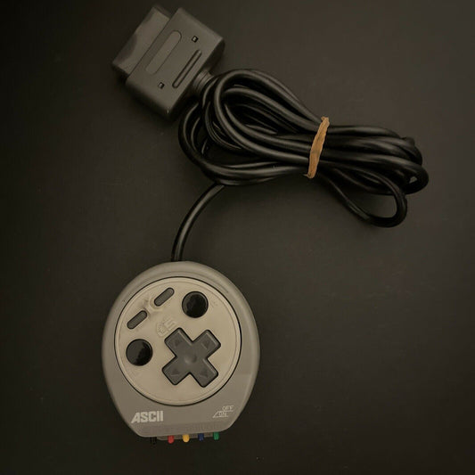 ASCII Stick Super L5 Nintendo SNES One Hand Controller AS-114 with Turbo Fire