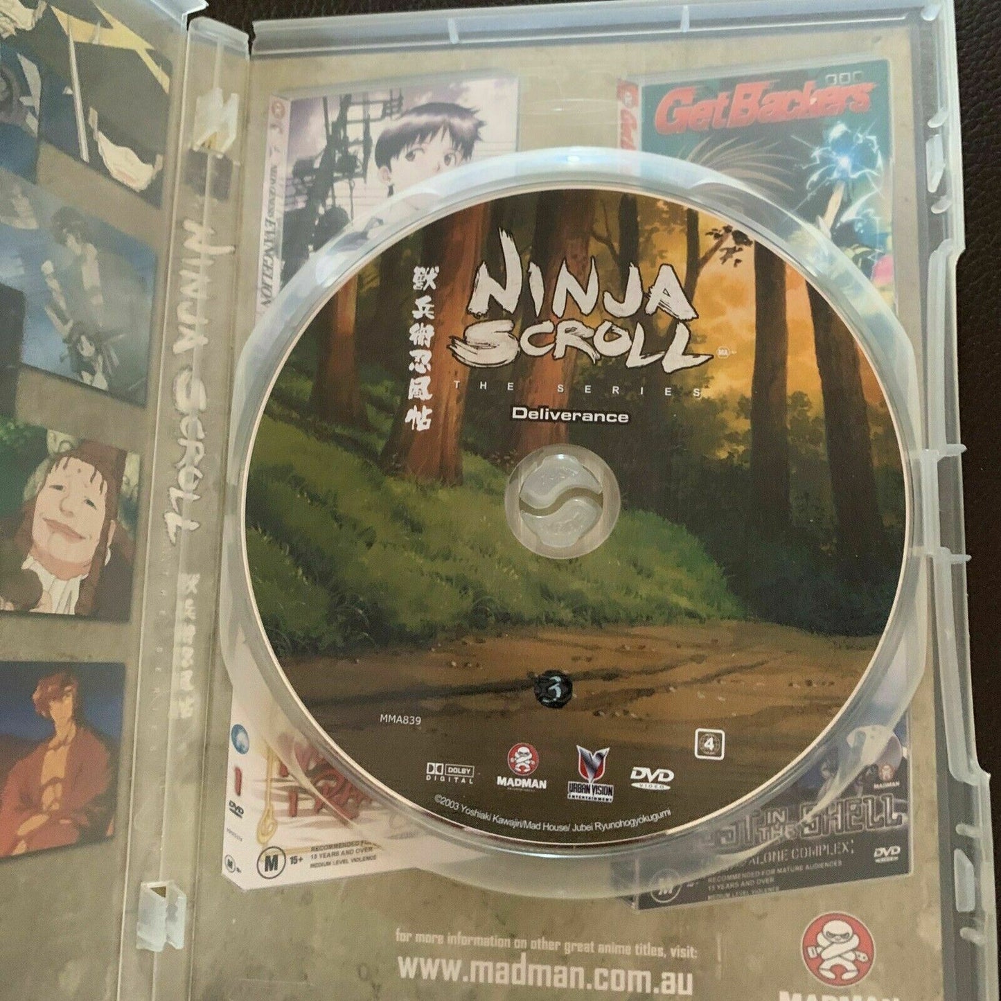 Ninja Scroll - The Complete Anime Series : Vol 1-3 (DVD, 2003) Region 4