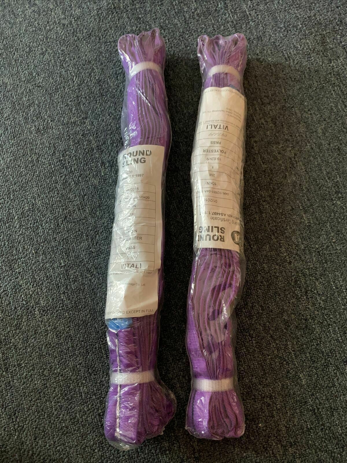 *New Sealed* 2x Gorilla Round Sling 1000kg 2 metres