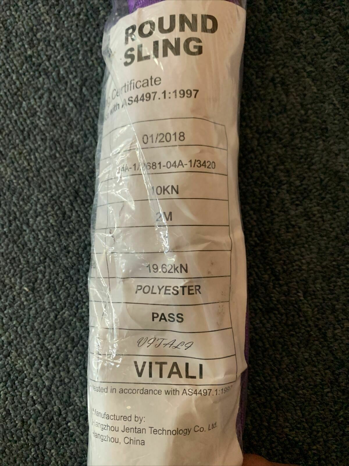 *New Sealed* 2x Gorilla Round Sling 1000kg 2 metres