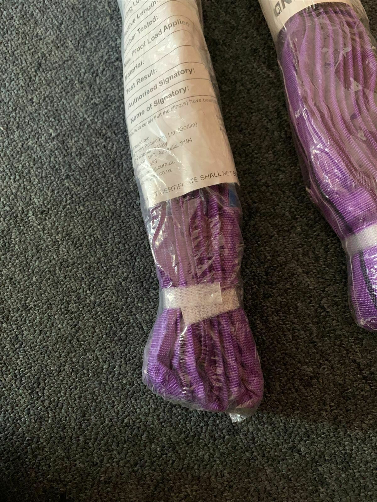 *New Sealed* 2x Gorilla Round Sling 1000kg 2 metres