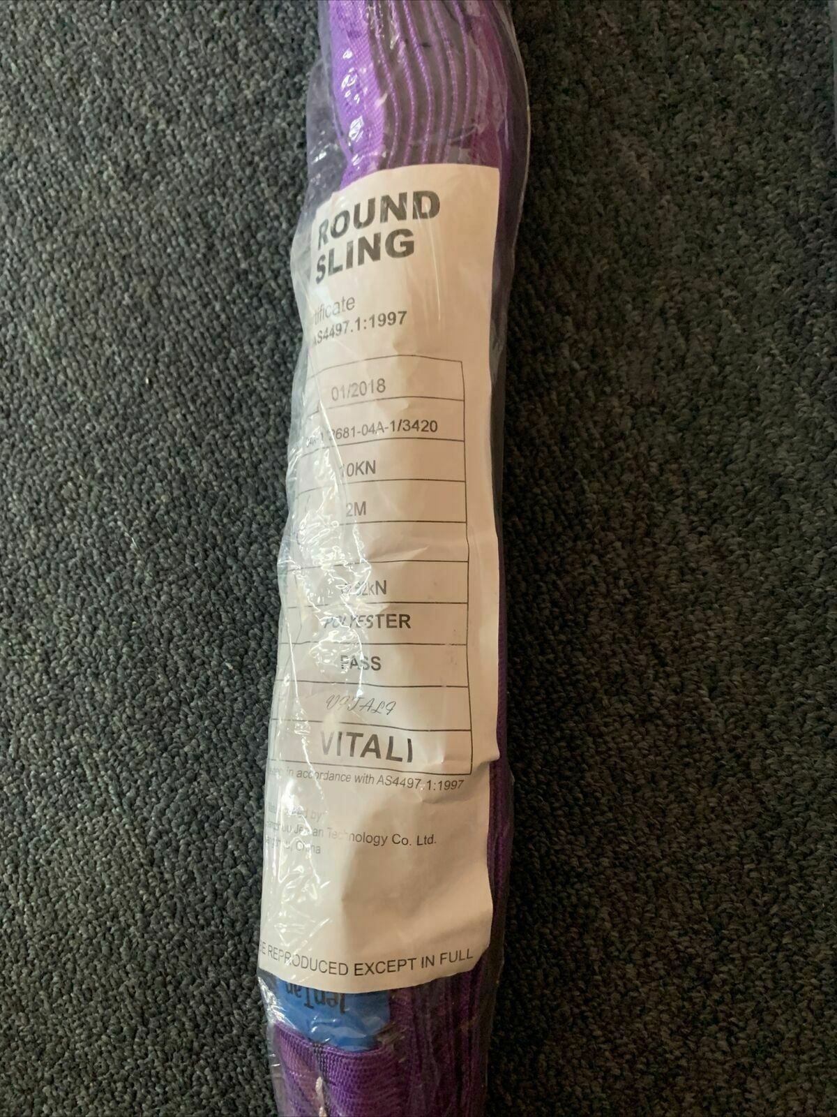 *New Sealed* 2x Gorilla Round Sling 1000kg 2 metres