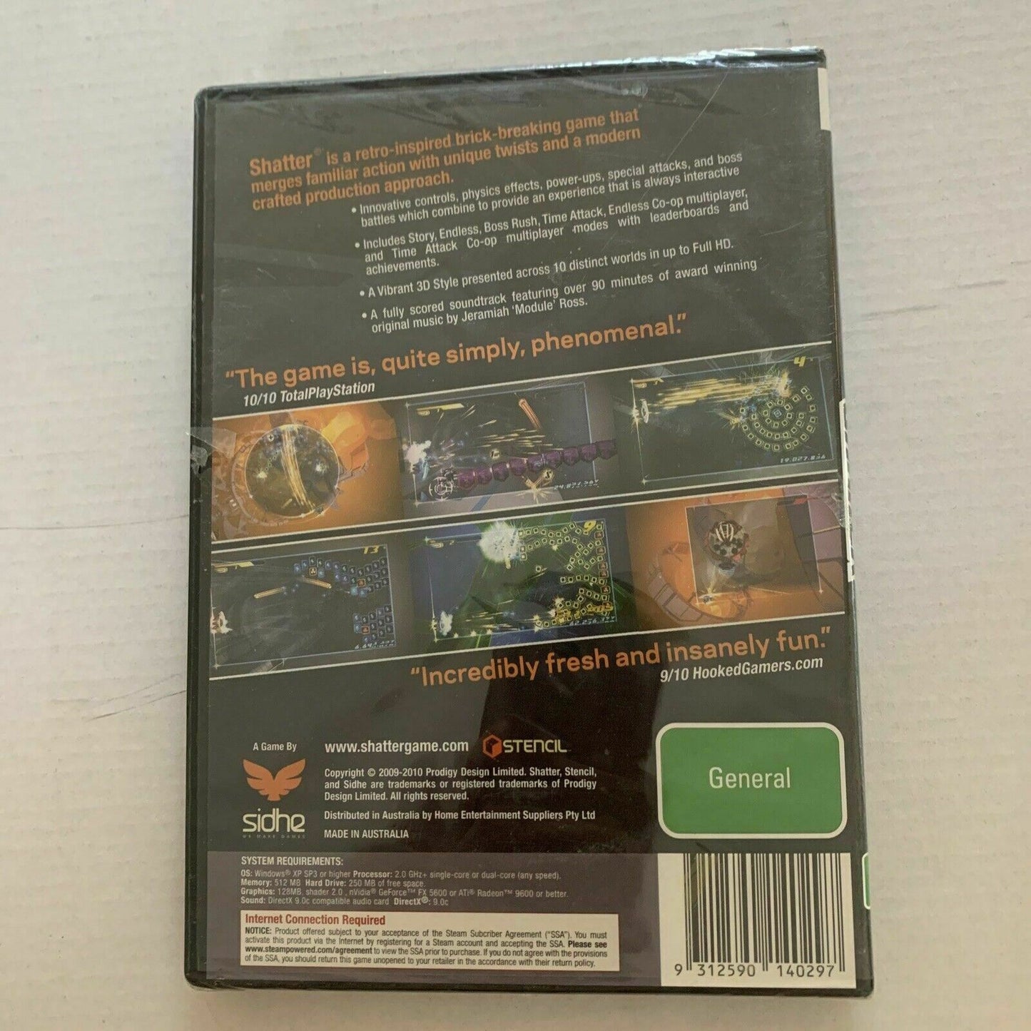 *New Sealed* Shatter - PC CDROM Windows Game