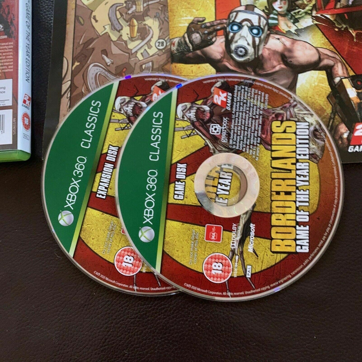 Borderlands: Game of the Year Edition Microsoft Xbox 360 PAL Game w Manual & Map